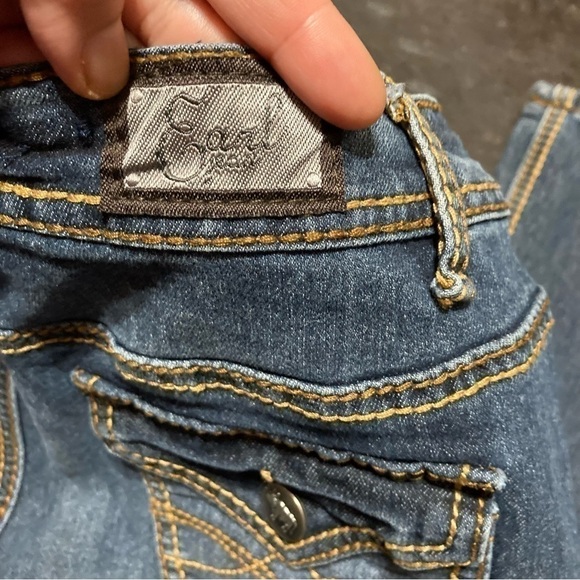 Earl Jeans mid rise boot cut flare denims Vintage 90s Y2K fashion size 9 GUC - Picture 6 of 14